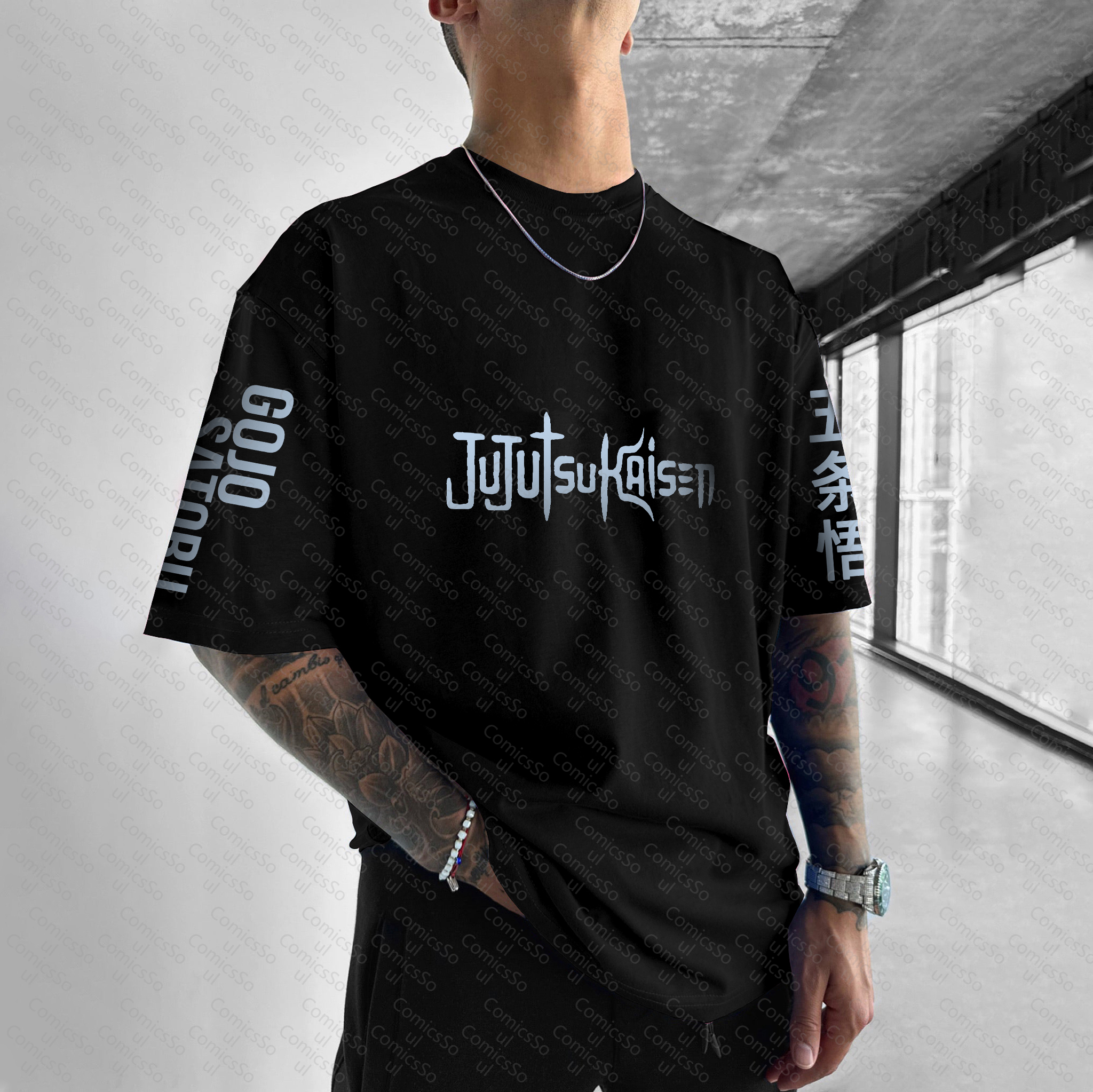 Unisex  " Jujutsu Kaisen " Anime Inspired Vintage T-Shirt