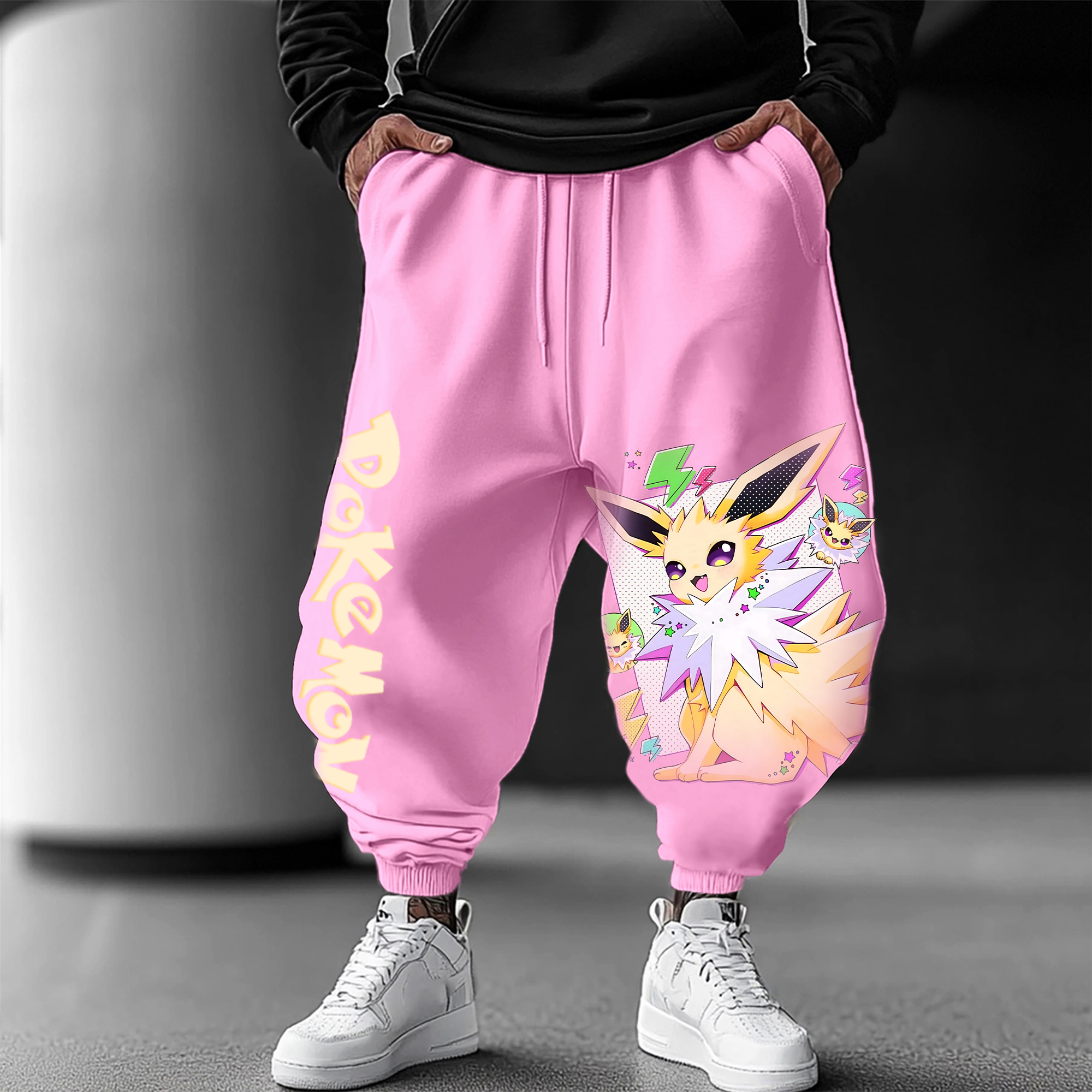 Unisex  “Pokémon” Casual Anime Streetwear Pants