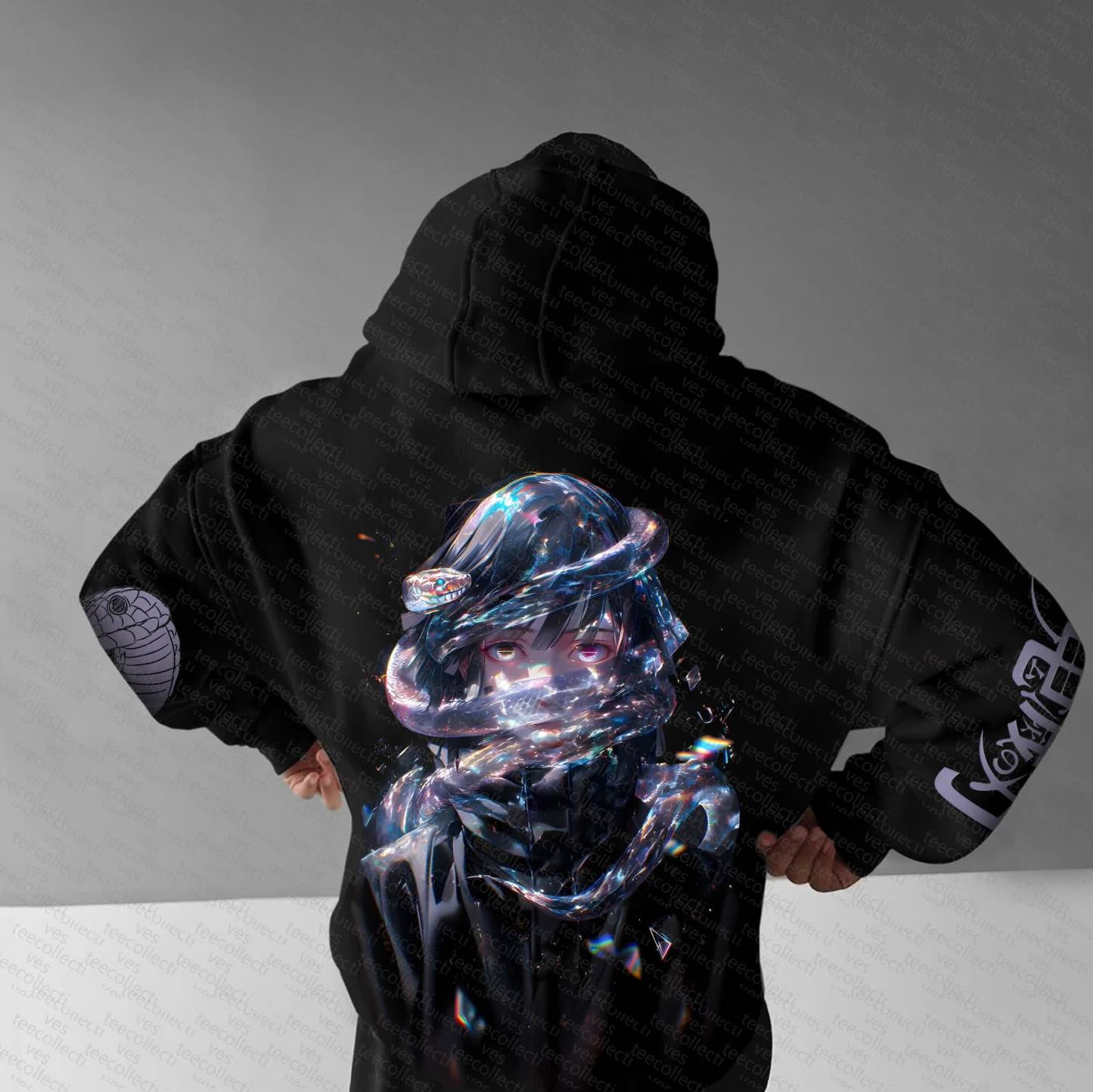 Unisex “Demon Slayer” Anime Graphic Streetwear Vintage Hoodie