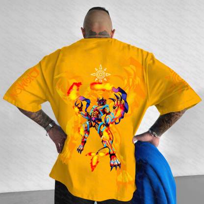 Unisex Anime Inspired Vintage T-Shirt丨 Digimon