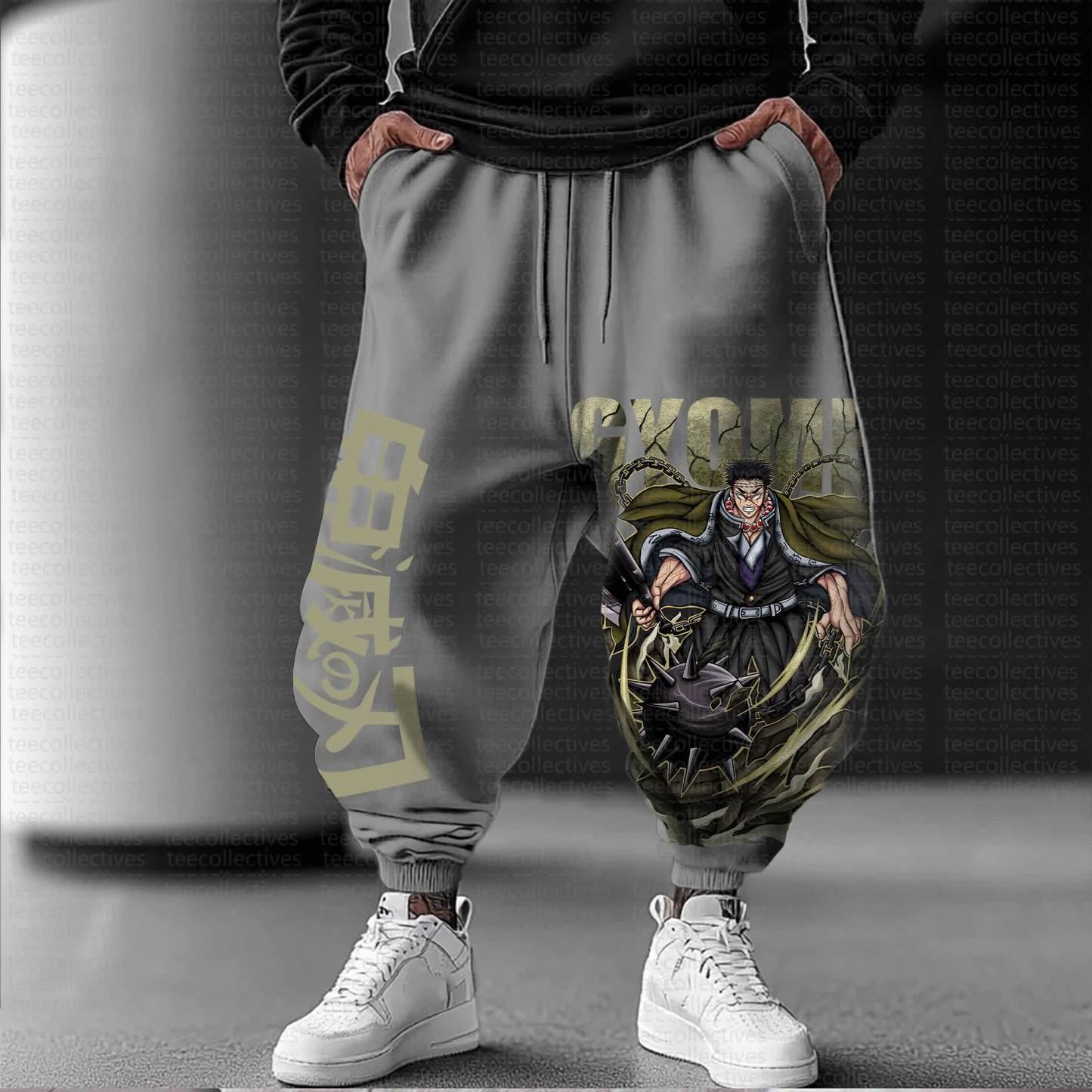 Unisex Anime Inspired Vintage Pants丨Demon Slayer X Pokémon