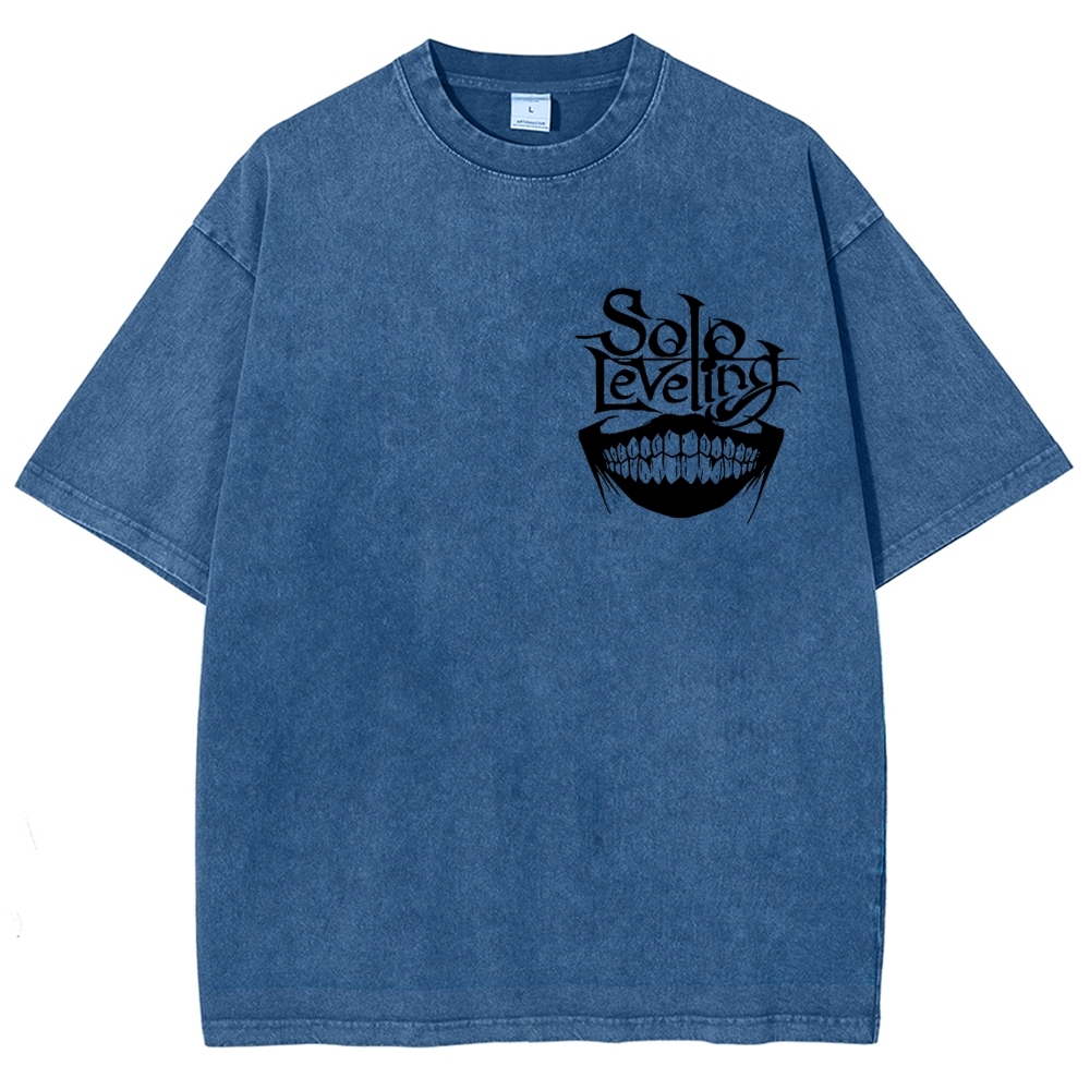 Solo Leveling Unisex Fit Washed T-Shirt
