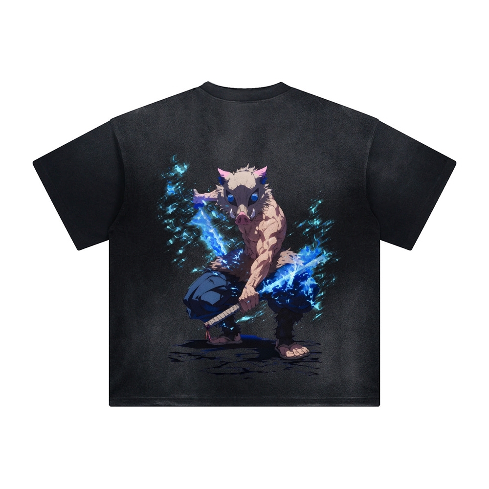 Unisex Vintage Tee丨  Demon Slayer Tee
