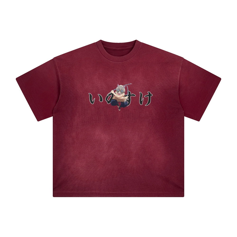 Unisex Vintage Tee丨  Demon Slayer Tee