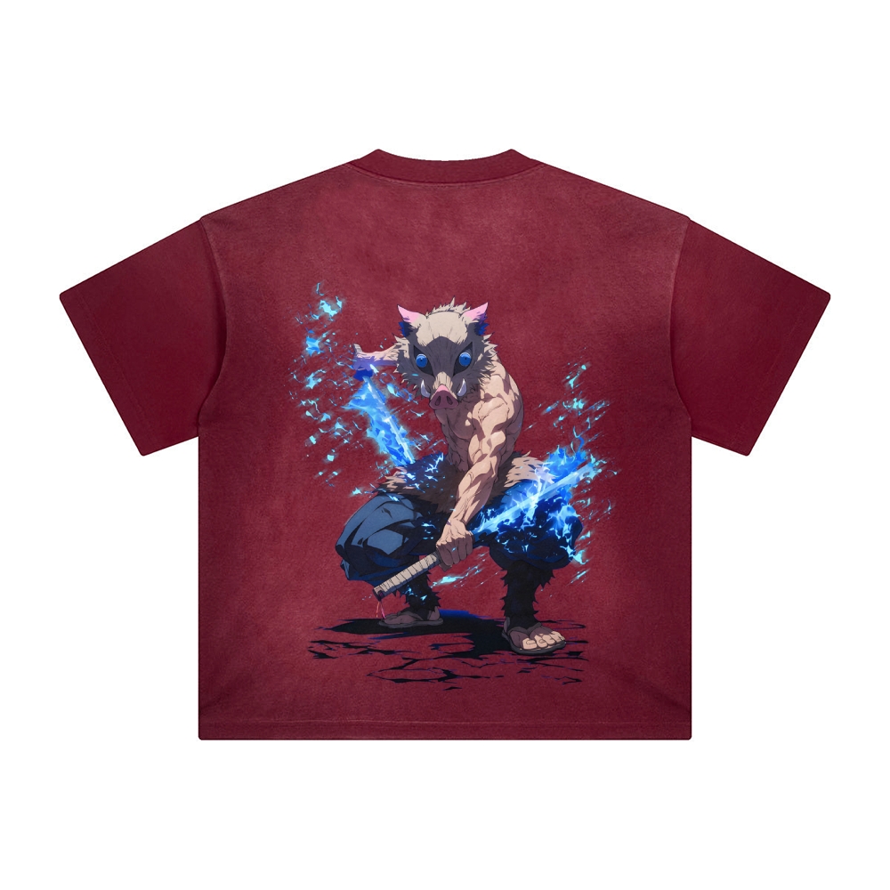 Unisex Vintage Tee丨  Demon Slayer Tee