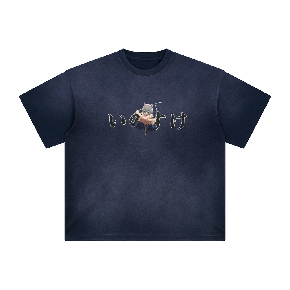 Unisex Vintage Tee丨  Demon Slayer Tee