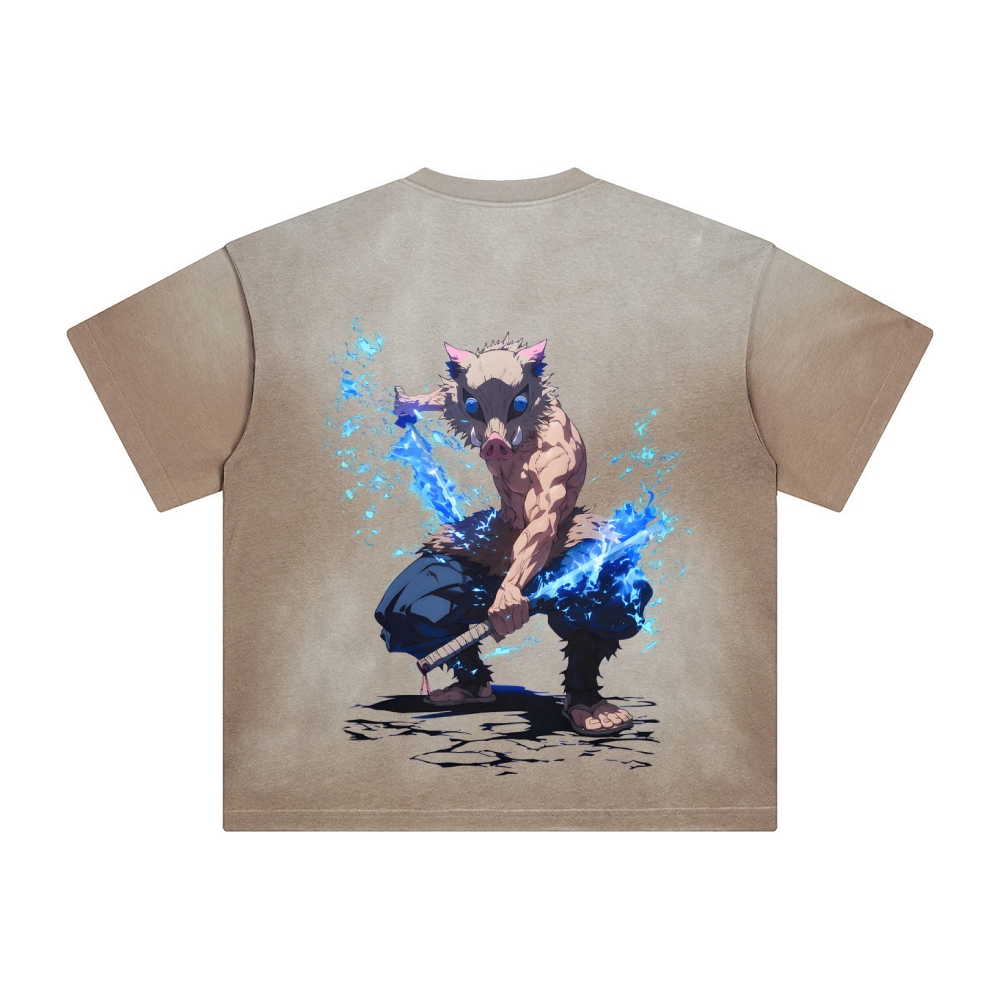 Unisex Vintage Tee丨  Demon Slayer Tee