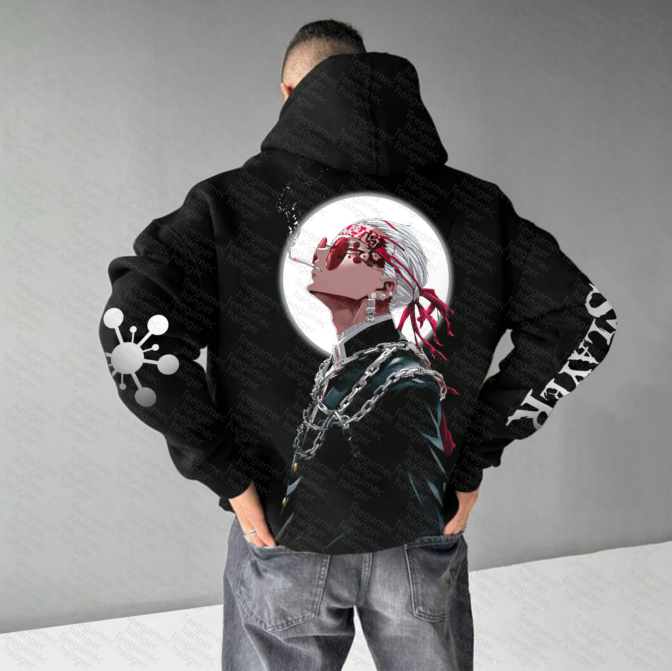 Unisex Anime Graphic Streetwear Vintage Hoodie