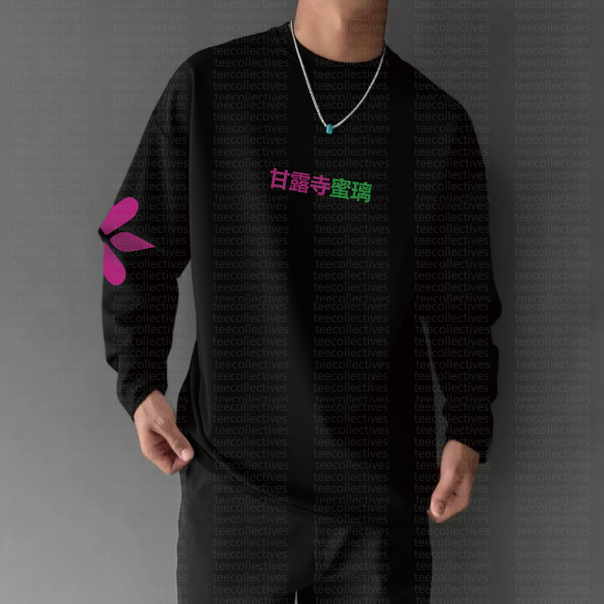 Unisex “Demon Slayer” Anime Graphic Streetwear Vintage Long-Sleeved T-shirt