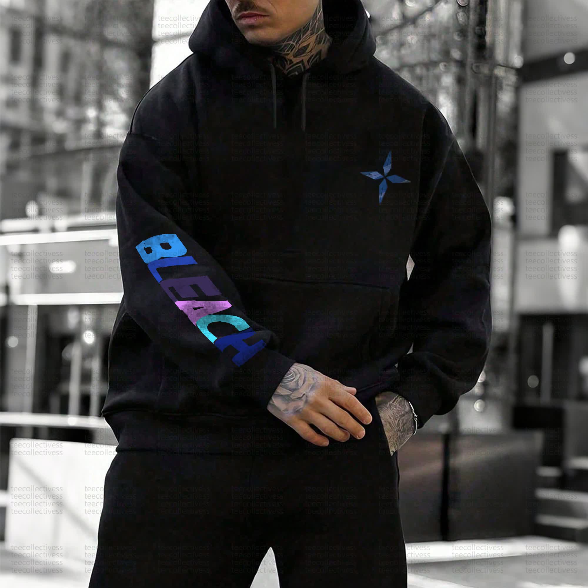 Unisex “Bleach” Anime Graphic Streetwear Vintage Hoodie