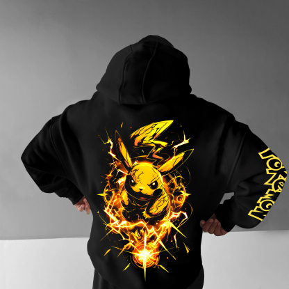 Unisex Anime Graphic Streetwear Vintage Hoodie