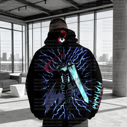 Unisex Anime Graphic Streetwear Wintage Plush Hoodie