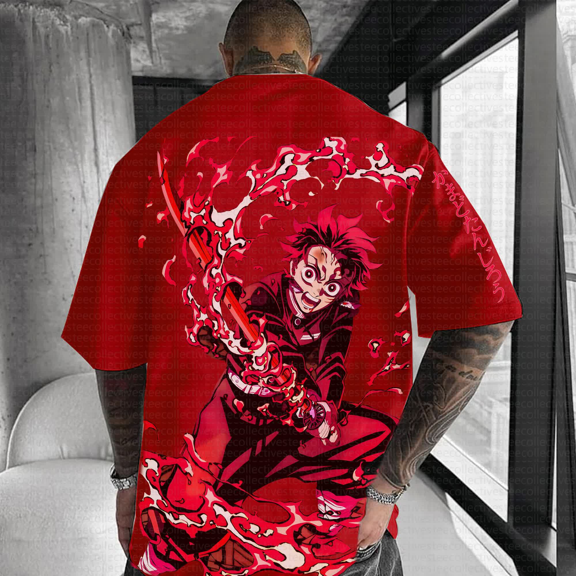 Unisex Anime Inspired Vintage T-Shirt丨Demon Slayer