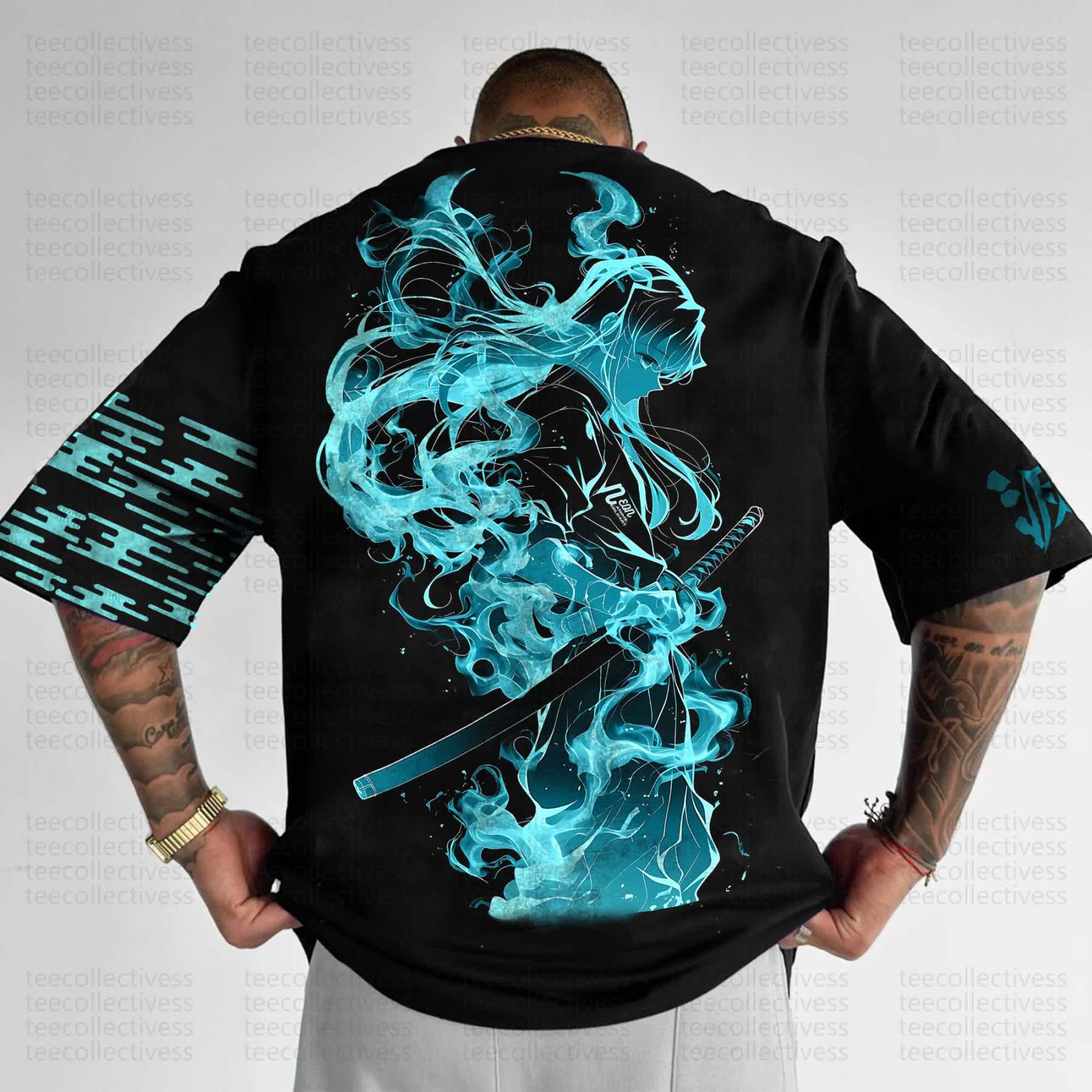 Unisex Anime Inspired Vintage T-Shirt丨Demon Slayer X Pokémon