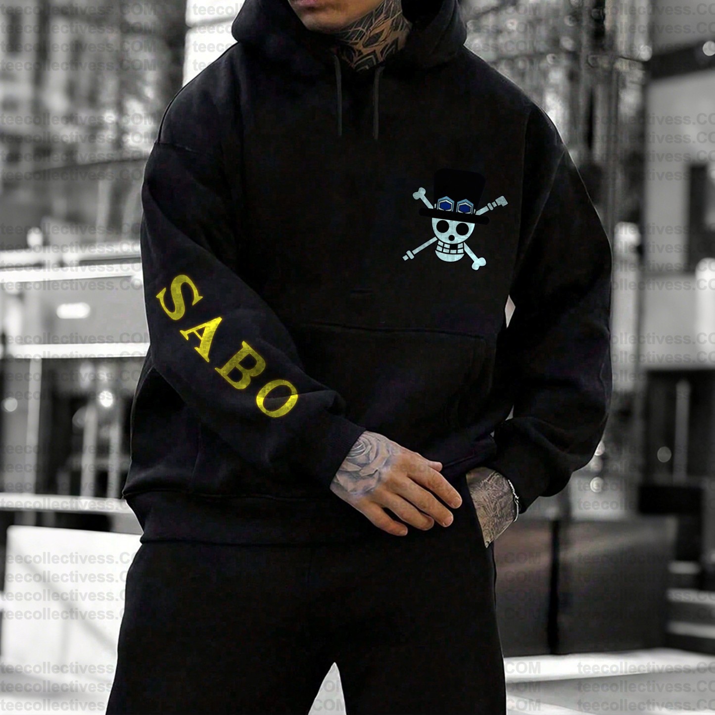 Unisex Anime Print  Casual Oversized Hoodie