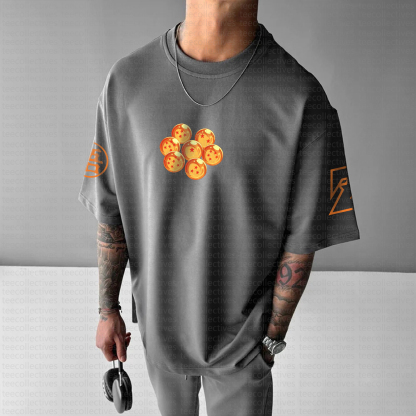 Unisex Anime Inspired Vintage T-Shirt丨DragonBall
