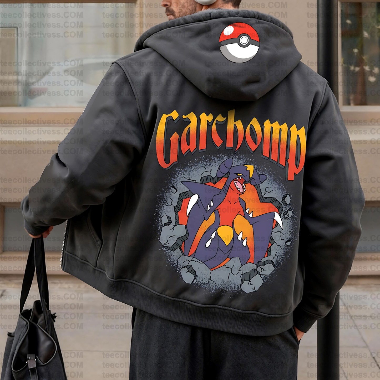 Unisex Graphic Streetwear Vintage Zipper Cardigan Plush Hoodie