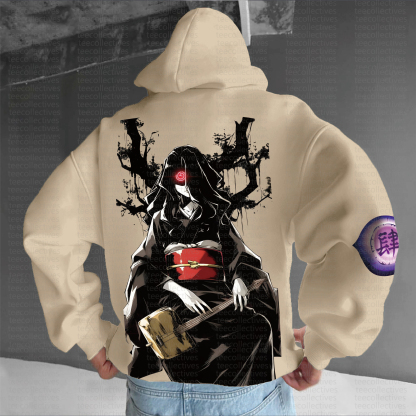 Unisex Anime Graphic Streetwear Vintage Hoodie丨Demon Slayer