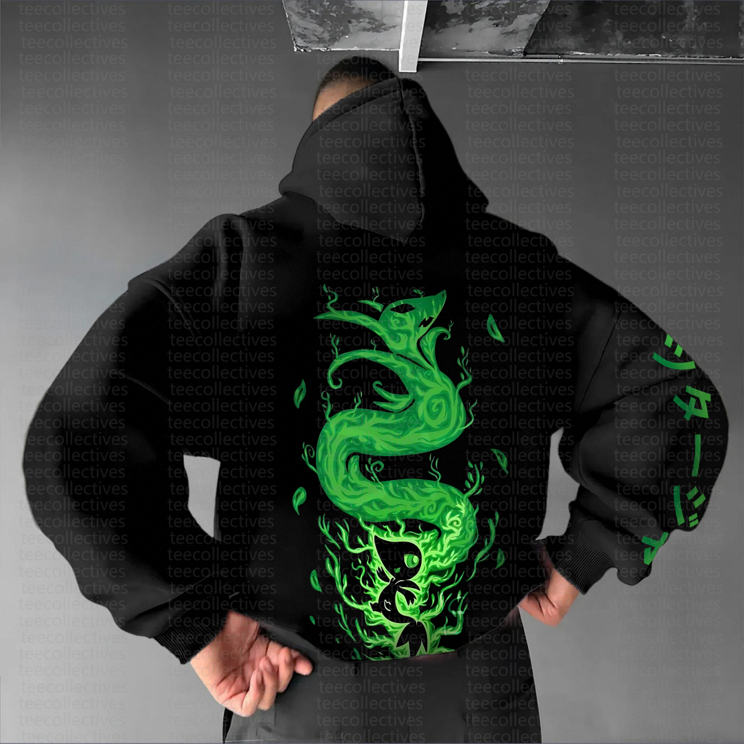 Unisex Anime Graphic Streetwear Vintage Hoodie丨Demon Slayer X Pokémon