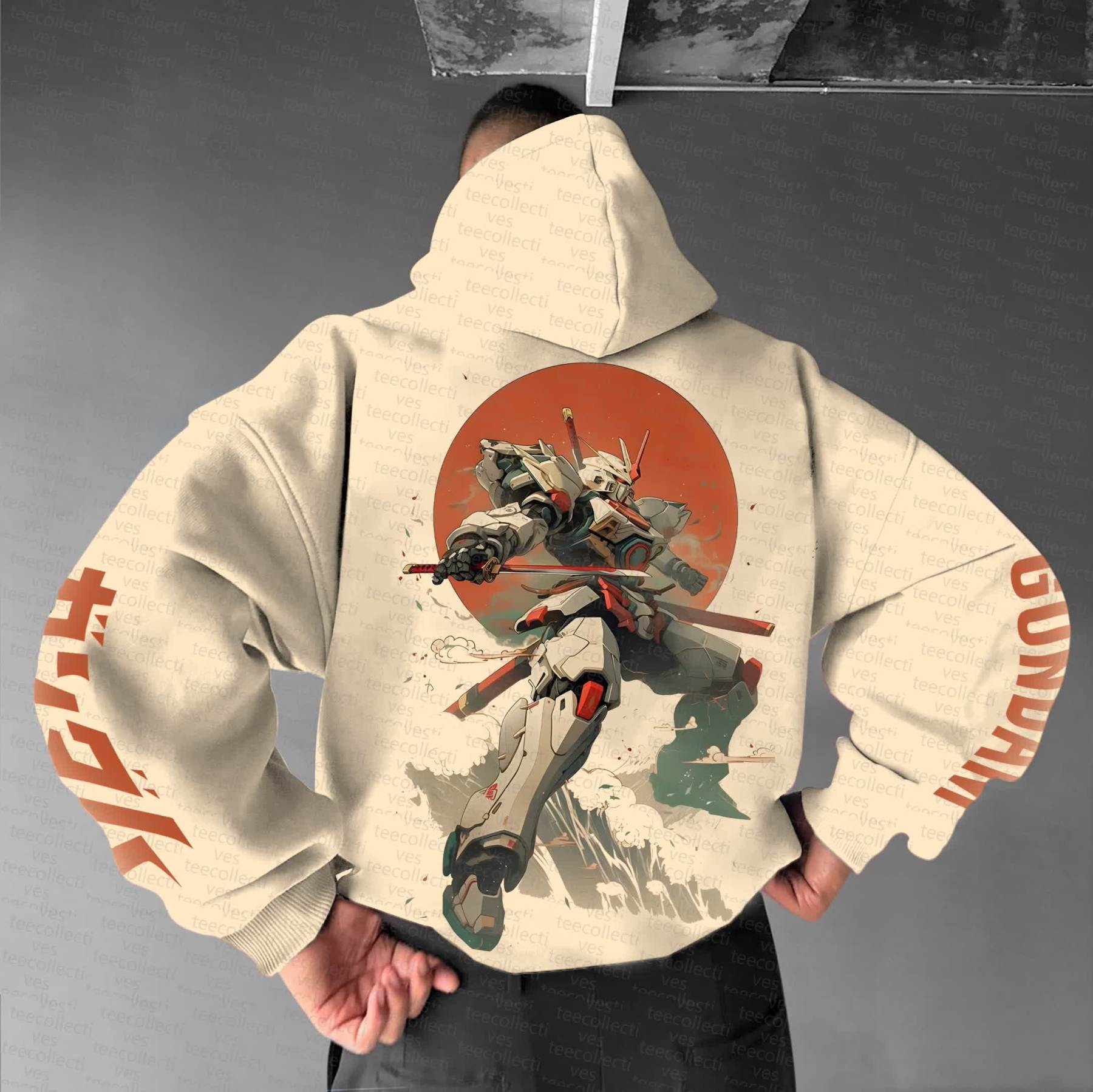 Unisex “Gundam Series” Anime Graphic Streetwear Vintage Hoodie