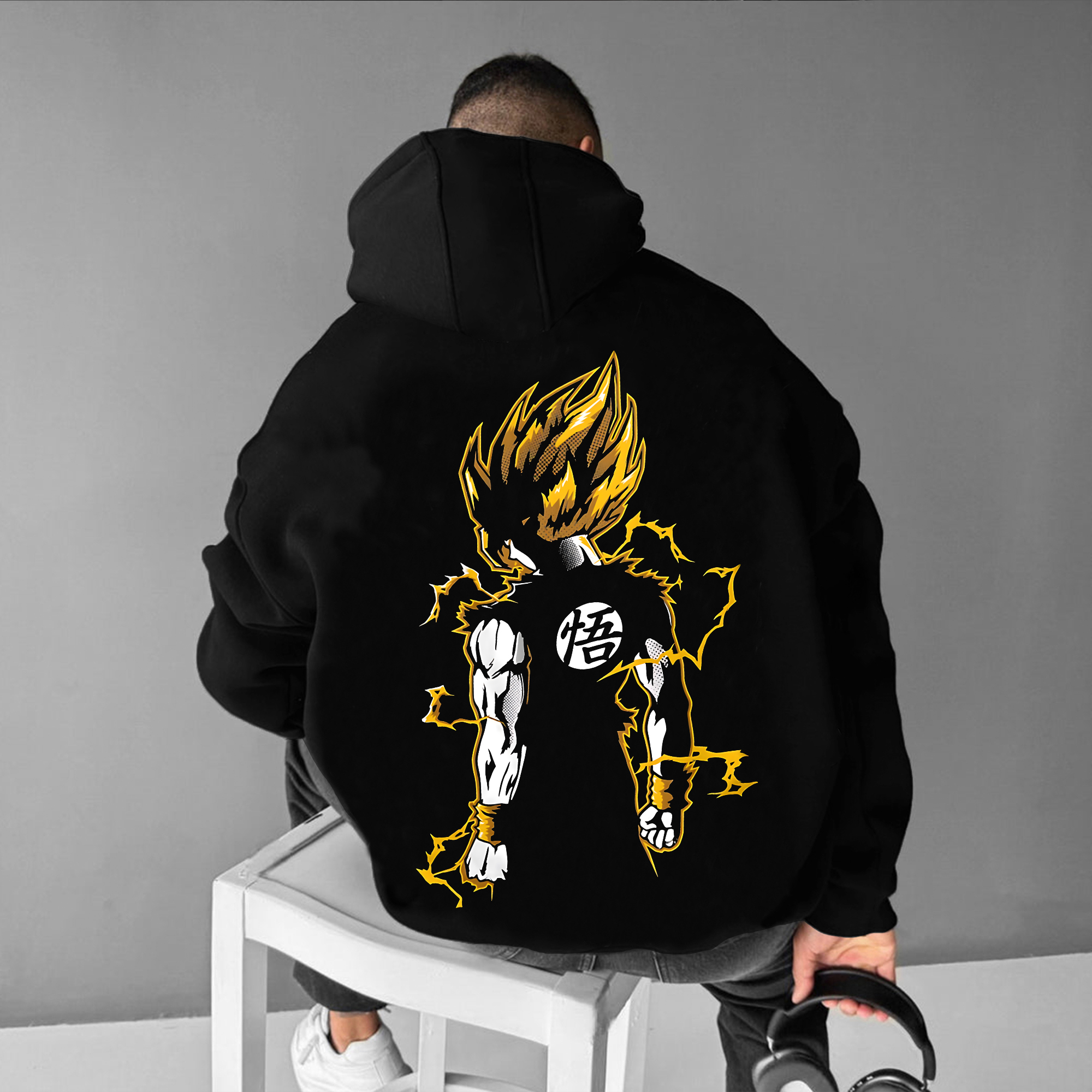 Unisex Anime Graphic Streetwear Vintage Hoodie