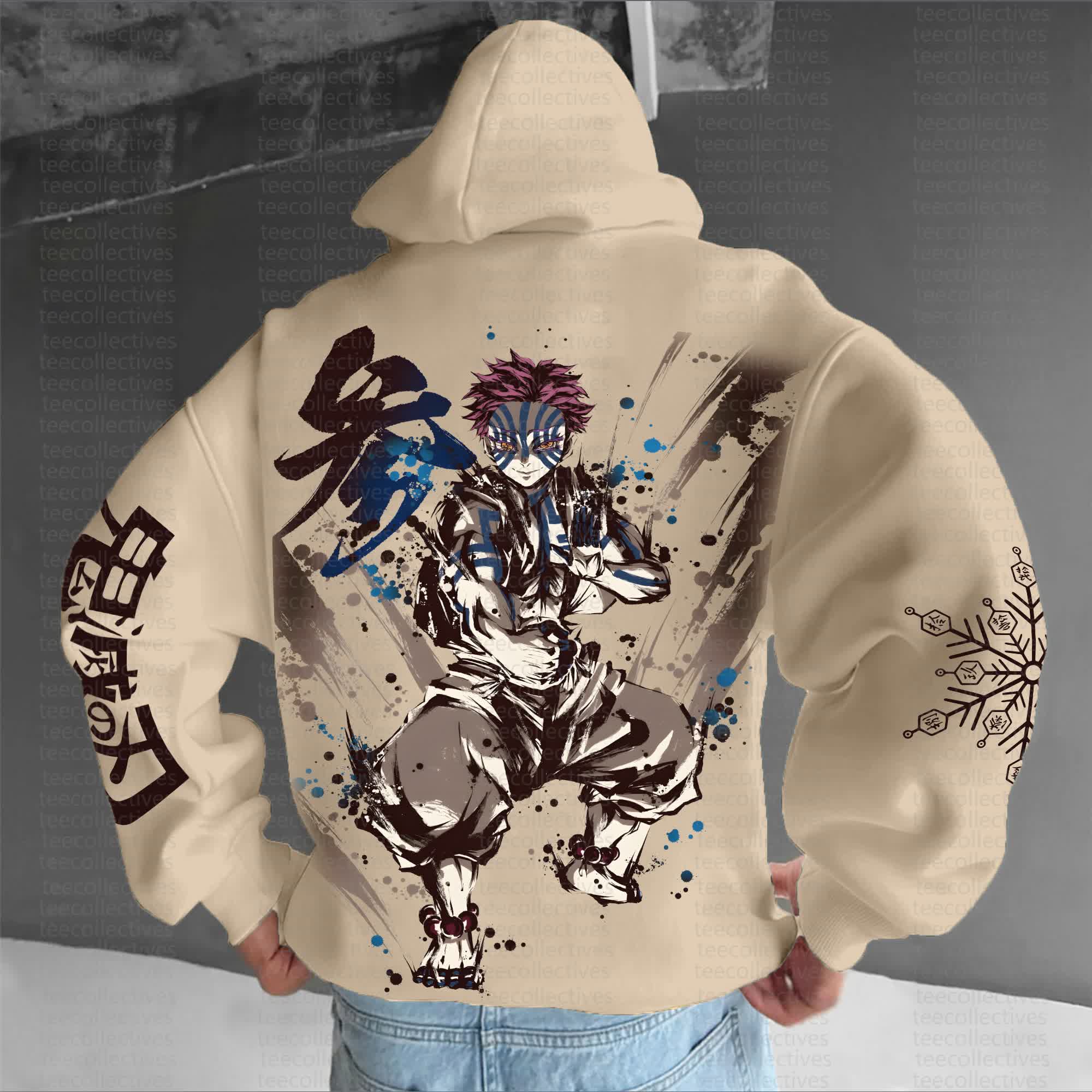 Unisex Anime Graphic Streetwear Vintage Hoodie丨Demon Slayer