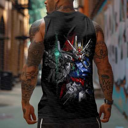 Unisex  “Gundam Series” Casual Anime  Tank Top