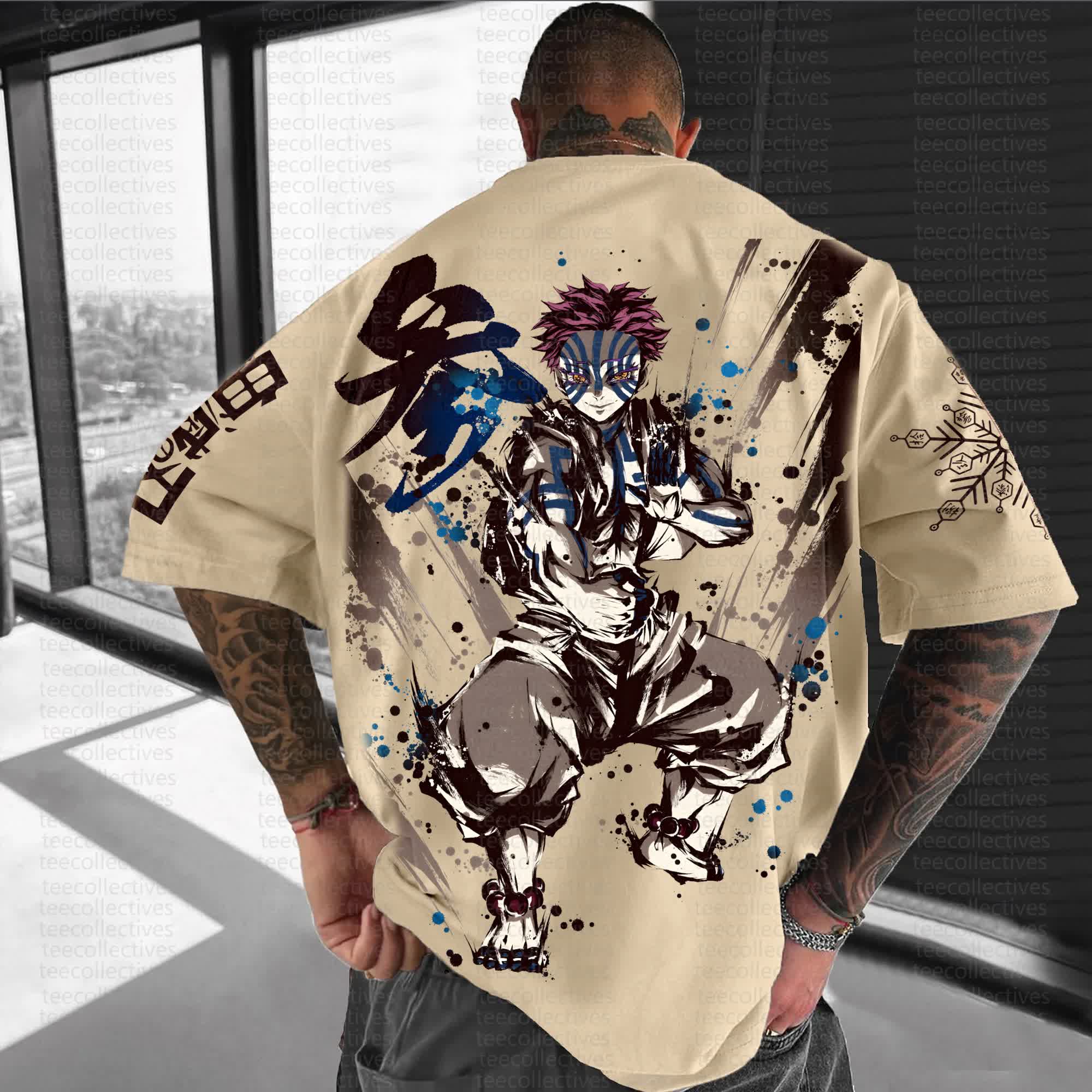 Unisex Anime Inspired Vintage T-Shirt | Demon Slayer