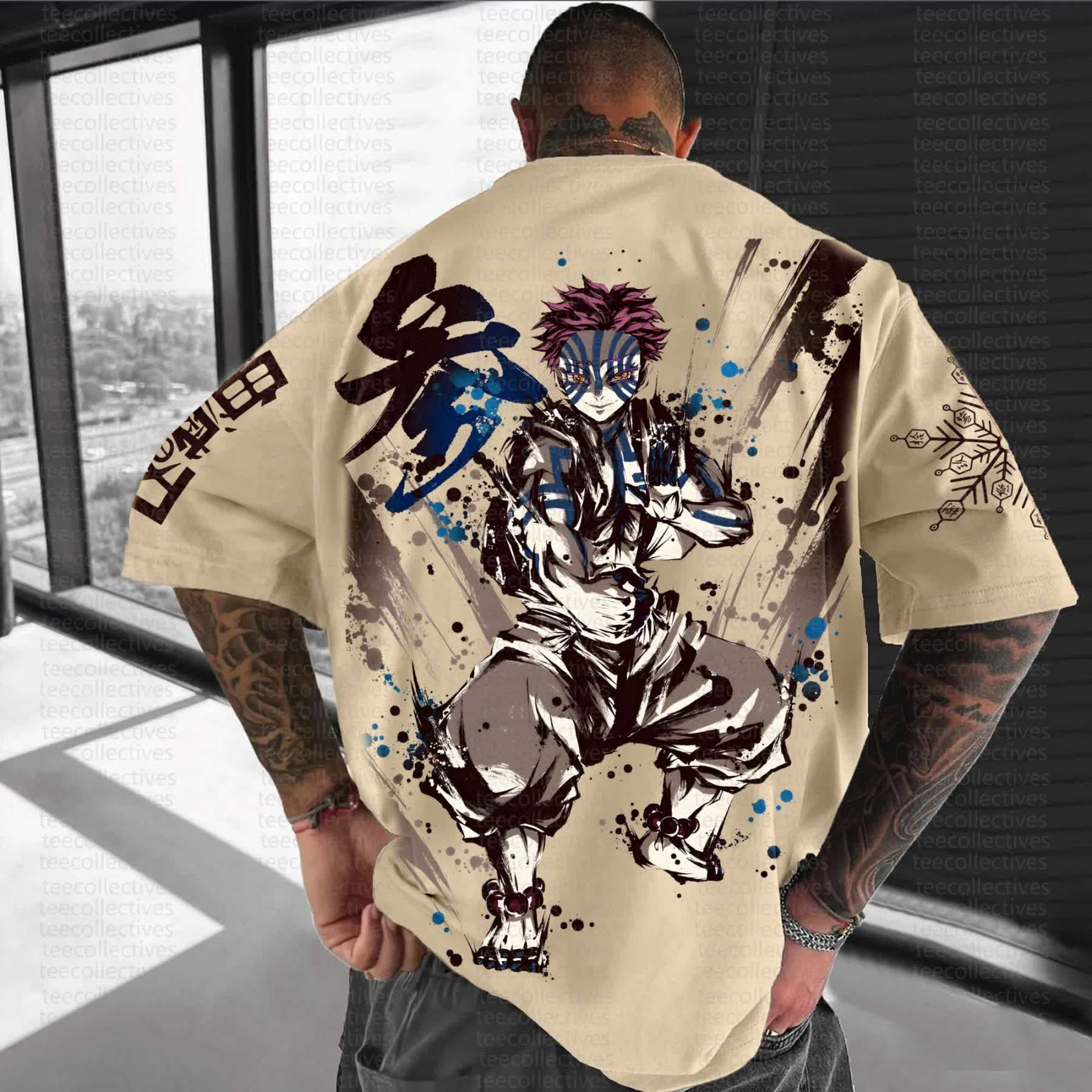 Unisex Anime Inspired Vintage T-Shirt丨Demon Slayer X Pokémon