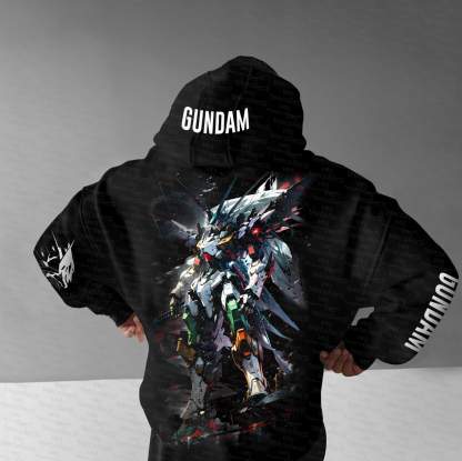 Unisex “Gundam Series” Anime Graphic Streetwear Vintage Hoodie