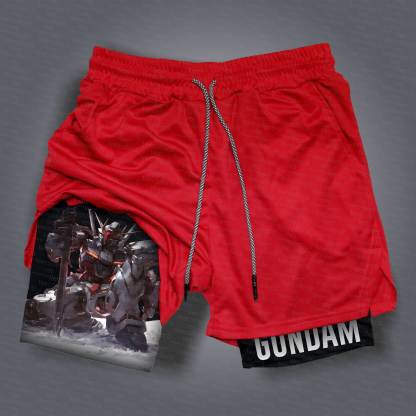 Unisex  “Gundam Series” Casual Anime Streetwear Shorts