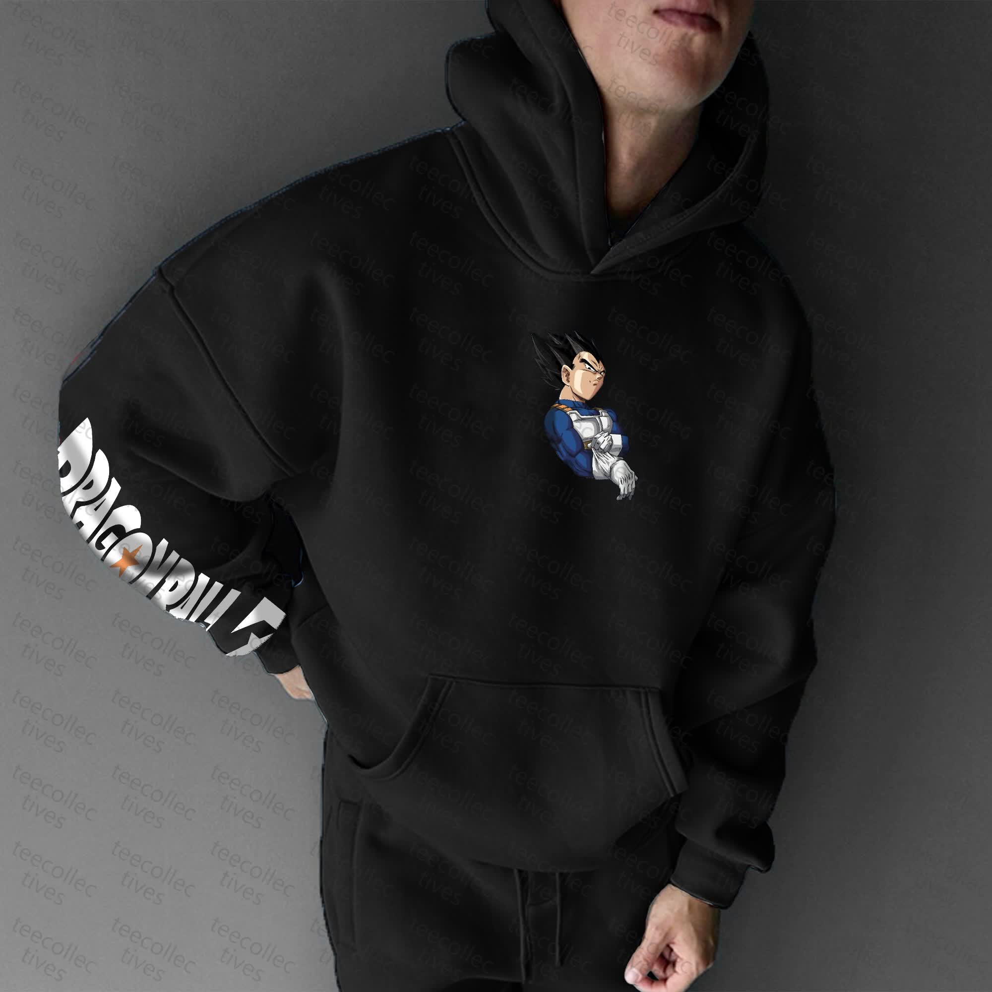 Unisex Anime“Dragon Ball” Graphic Streetwear Vintage Hoodie