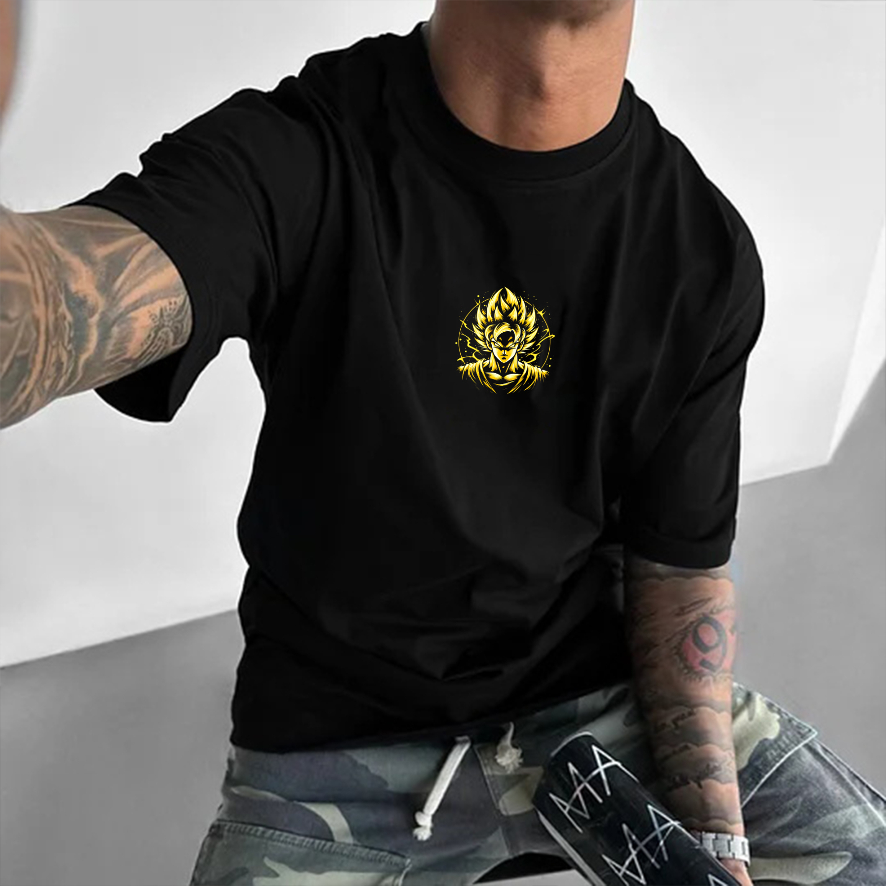 Unisex Anime Inspired Vintage T-Shirt