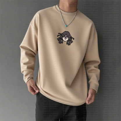 Unisex “Demon Slayer” Anime Graphic Streetwear Vintage Long-Sleeved T-shirt