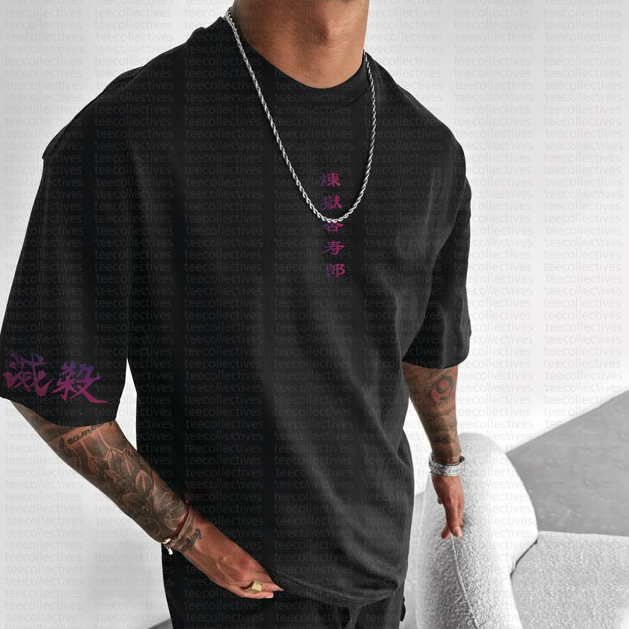 Unisex Anime Inspired Vintage T-Shirt丨Demon Slayer