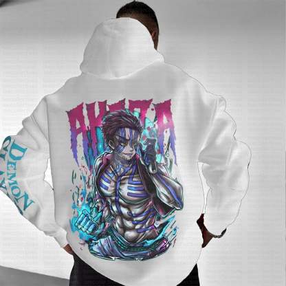 Unisex Anime Graphic Streetwear Vintage Hoodie丨Demon Slayer
