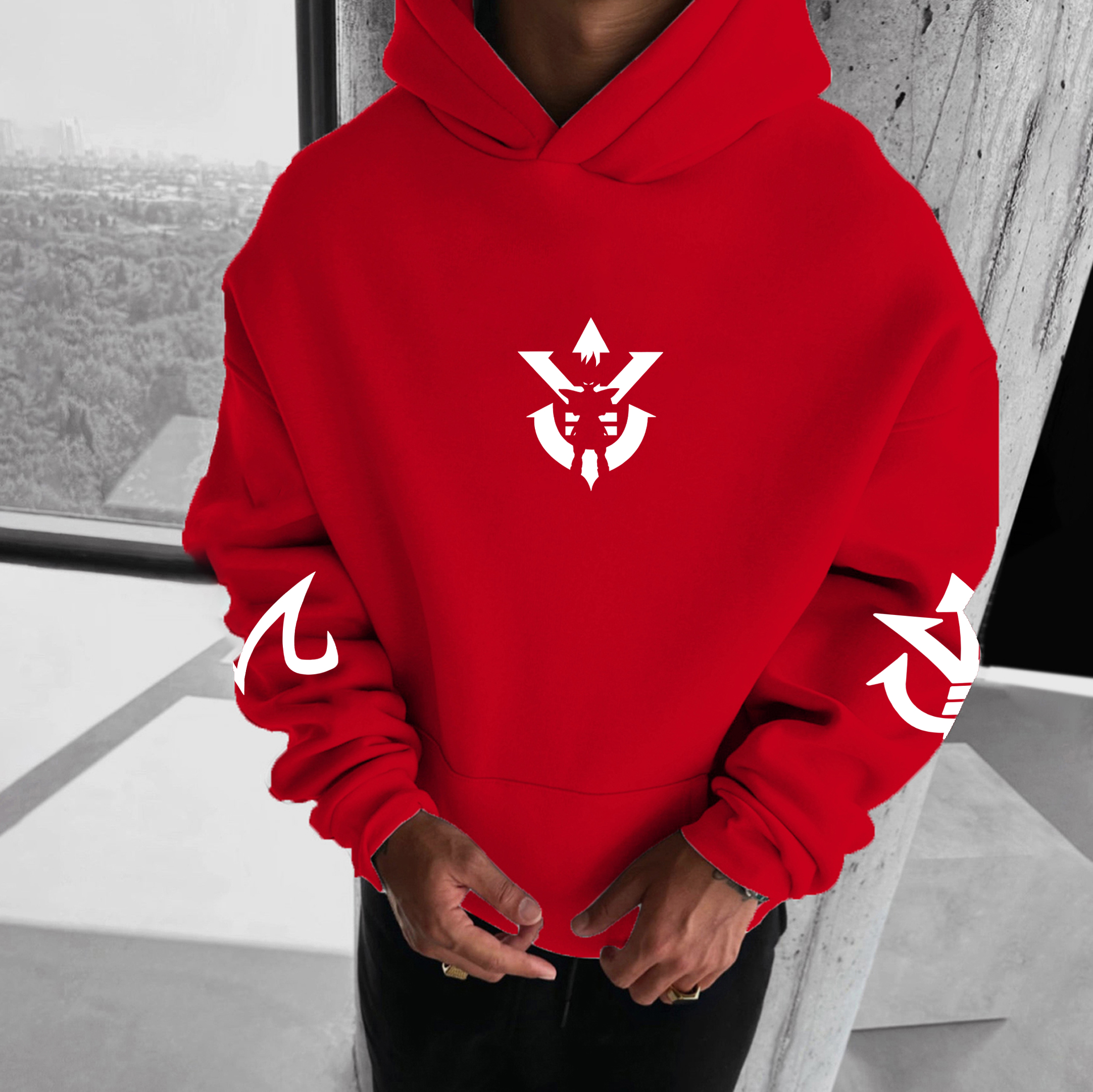 Unisex Anime Graphic Streetwear Vintage Hoodie