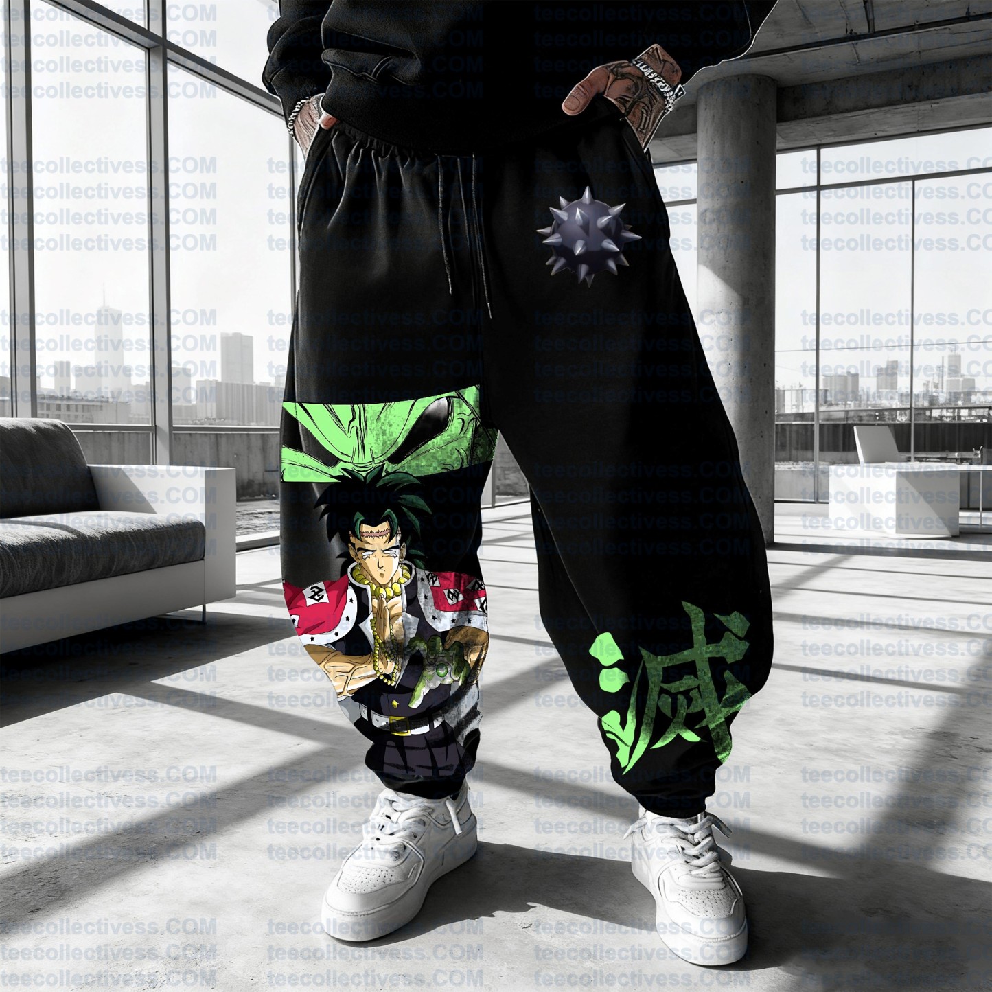 Unisex Casual Anime Streetwear Pants