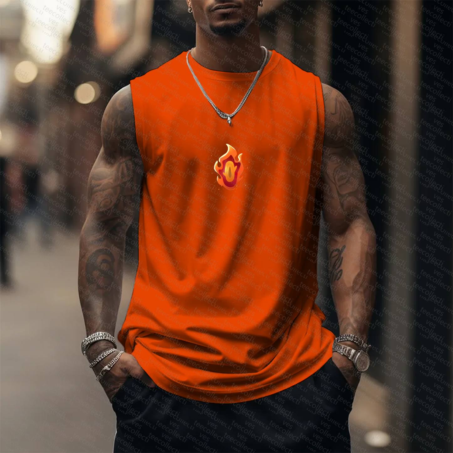 Unisex  “Demon Slayer” Casual Anime  Tank Top