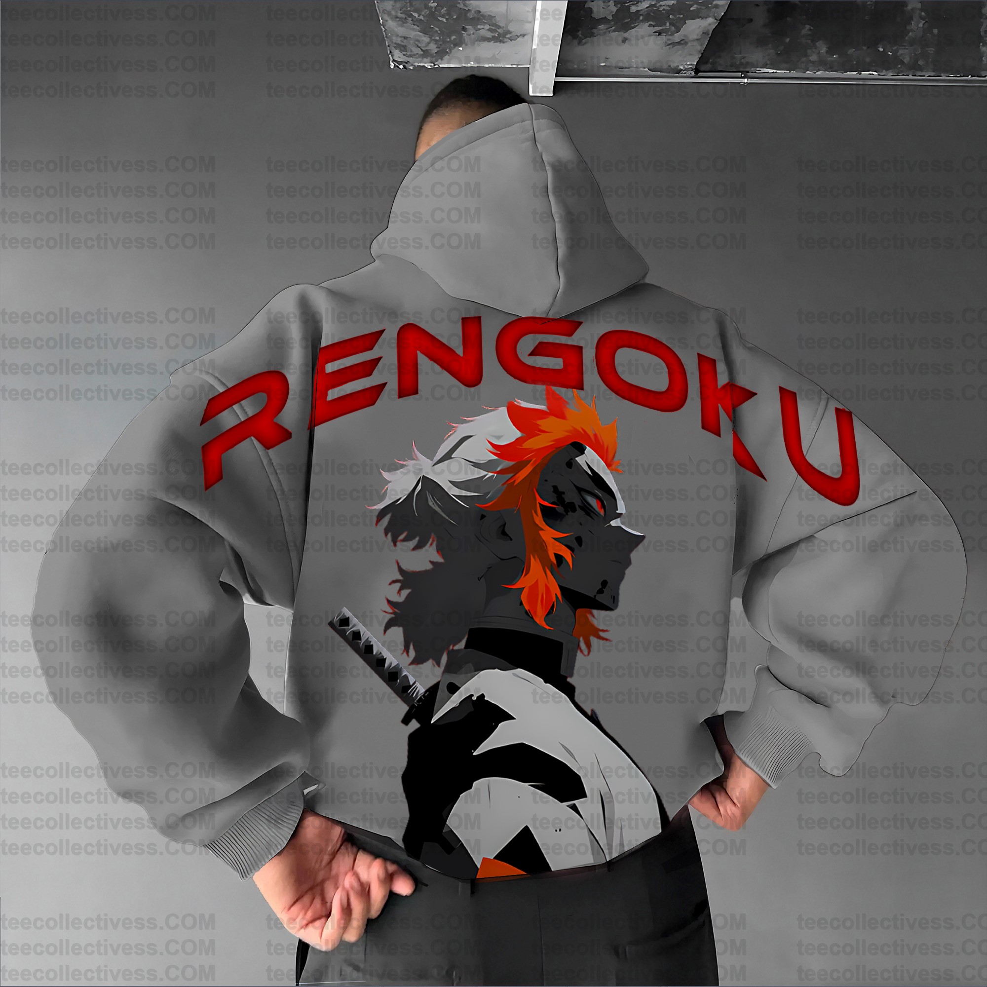 Plus Velvet Unisex Anime Graphic Streetwear Vintage Hoodie