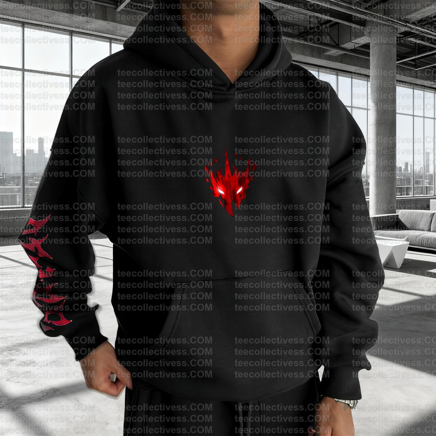 Unisex Anime Graphic Streetwear Wintage Plush Hoodie