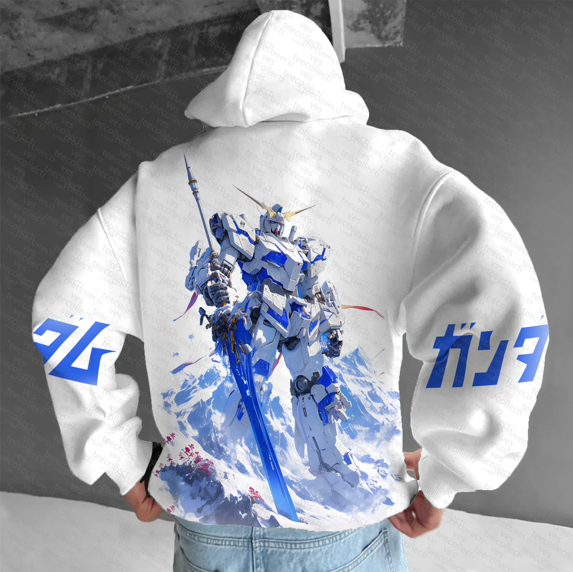 Unisex “Gundam Series” Anime Graphic Streetwear Vintage Hoodie