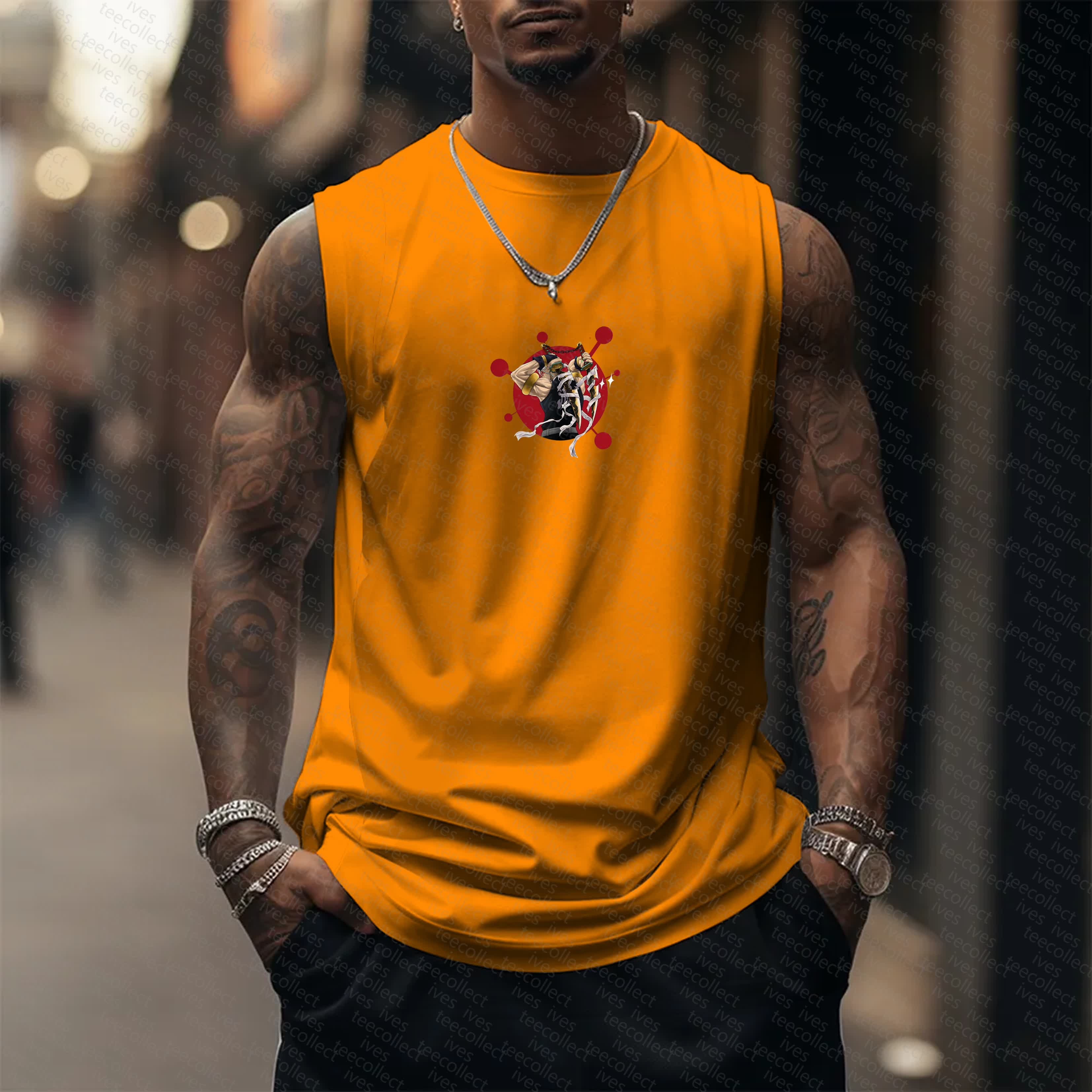 Unisex  “Demon Slayer” Casual Anime  Tank Top