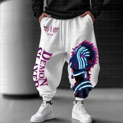 Unisex Anime Inspired Vintage Pants丨Demon Slayer