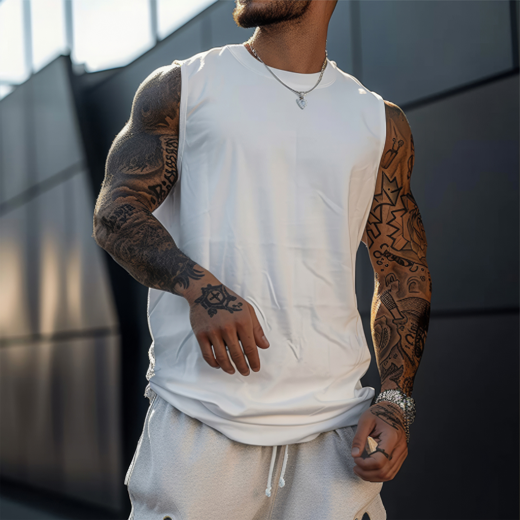 Unisex Oversized Dragon Ball Goku Boy Tank Top