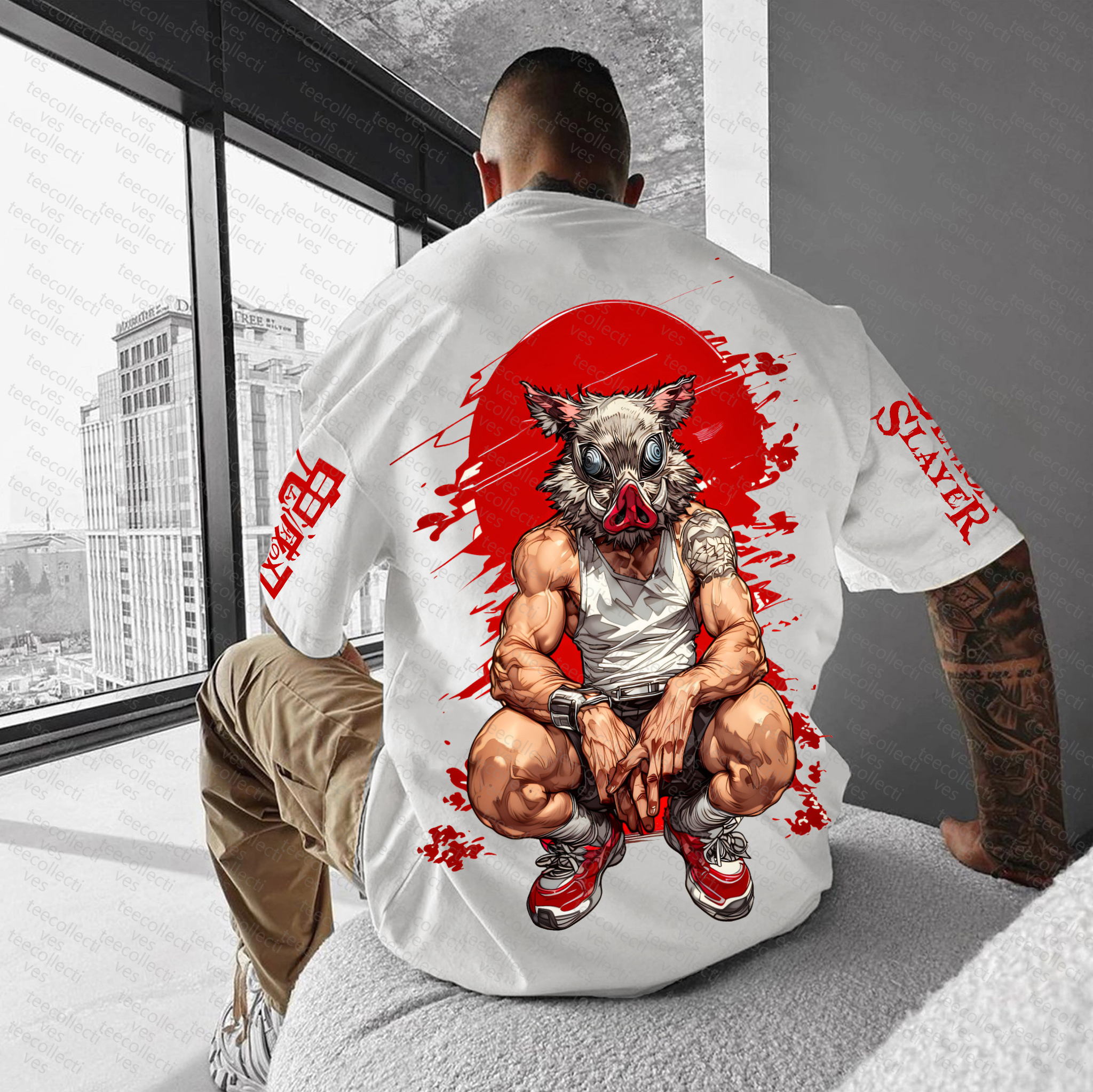 Unisex  "Demon Slayer" Anime Inspired Vintage T-Shirt