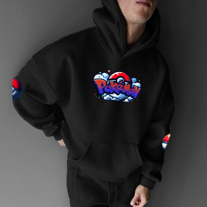 Unisex Anime Graphic Streetwear Vintage Hoodie