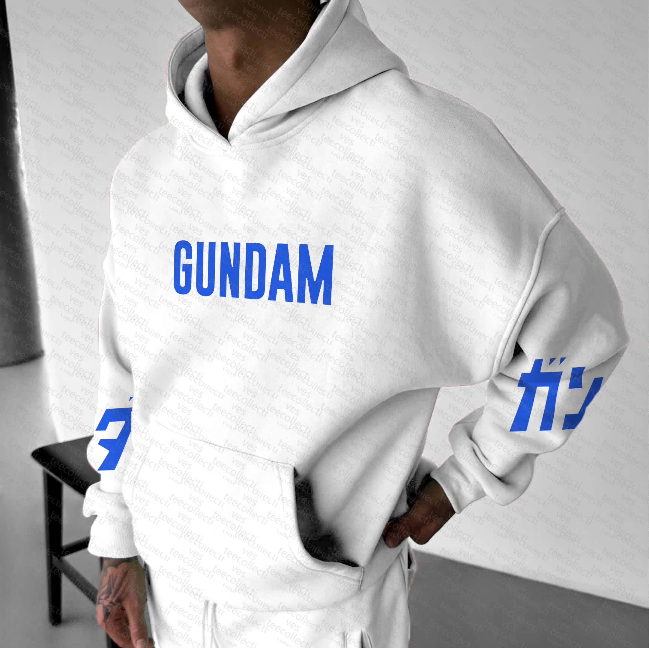 Unisex “Gundam Series” Anime Graphic Streetwear Vintage Hoodie