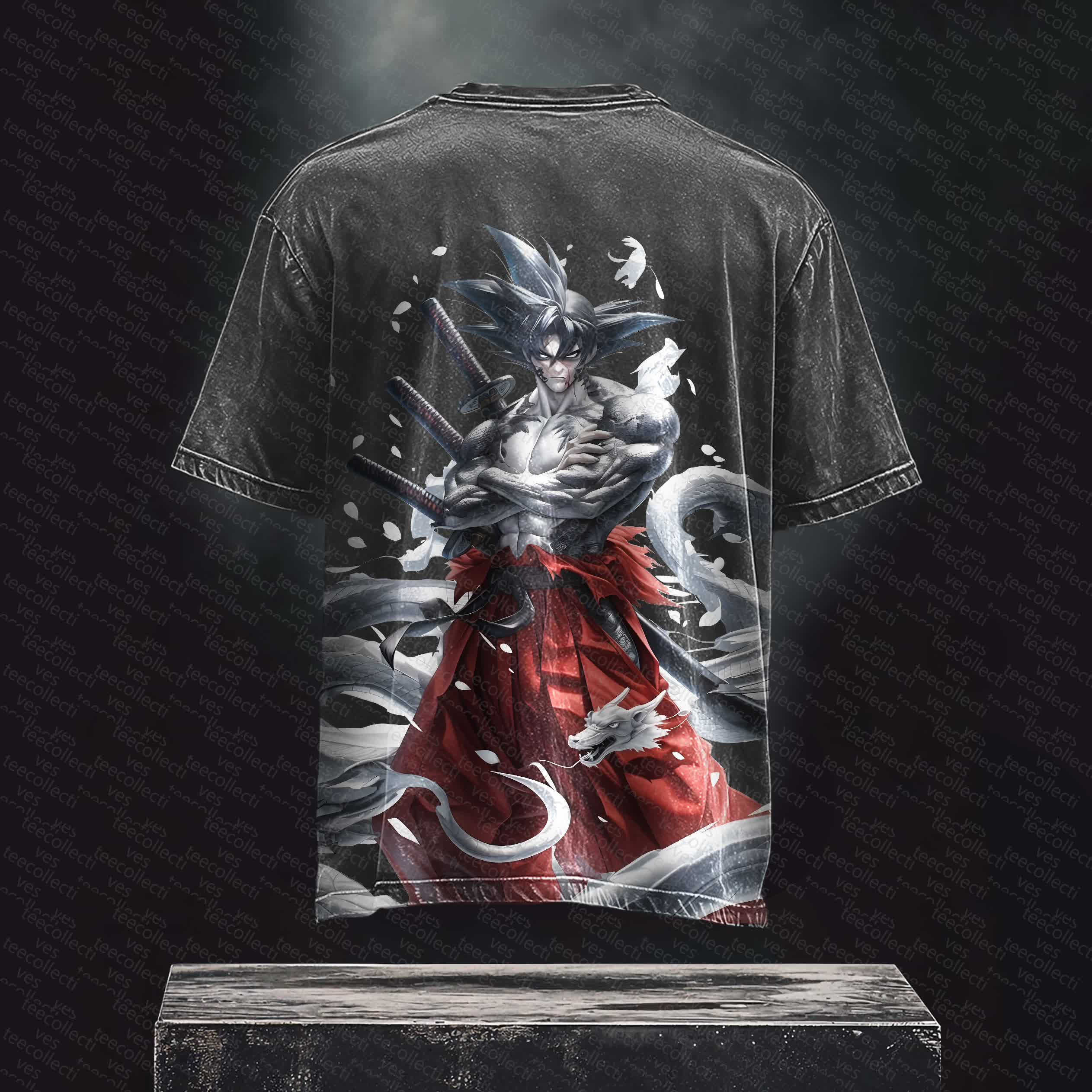 Unisex Anime Inspired Vintage Washed T-Shirt丨 Dragon Ball