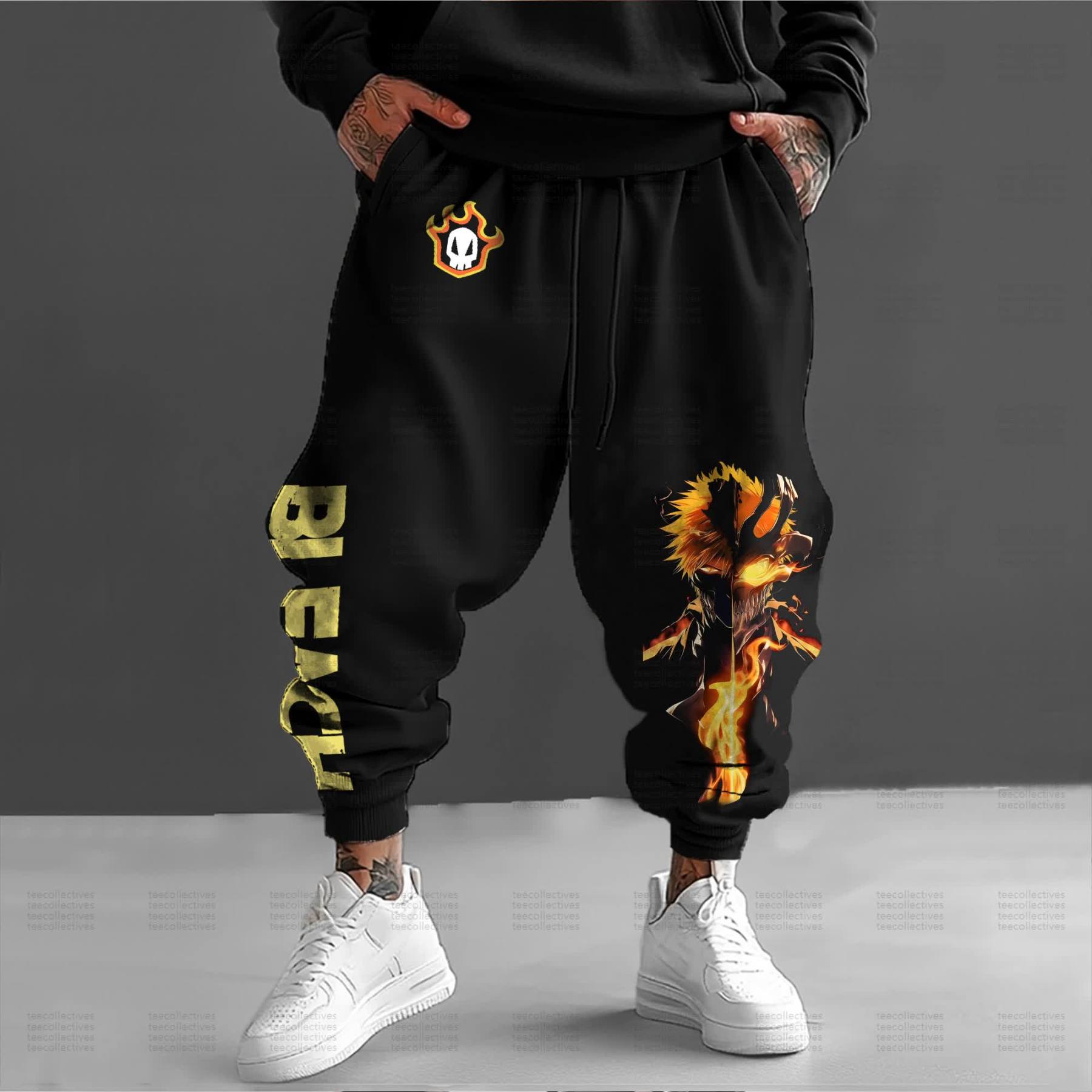 Unisex Anime Inspired Vintage Pants丨Demon Slayer X Pokémon